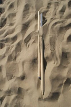 Sunline TOPPER!! Strand Windscherm Kobalt Blauw - Wit - 5 Meter Sterk Dralon Met 2 Delige Stokken 180 Cm -Doekhoogte 140 Cm -Outdoor Kampeerwinkel 804x1200 5