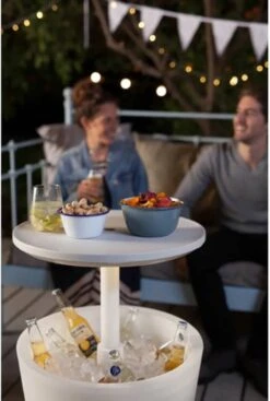 Keter Coolbar Partytafel – Lichtgevend - 49,5x49,5x57cm - Wit -Outdoor Kampeerwinkel 808x1200 2