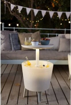 Keter Coolbar Partytafel – Lichtgevend - 49,5x49,5x57cm - Wit -Outdoor Kampeerwinkel 808x1200 3