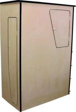 Camper Keuken MDF - Linkerkant EU - Inclusief Kledingstang + Wijnrek - Onbewerkt - Inbouw Kasten Inrichting Kampeerauto Caravan -Outdoor Kampeerwinkel 812x1200