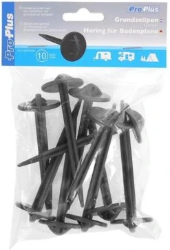 PROPLUS Pro Plus Grondzeilpen - Kunststof - Ø 7.5 X 90 Mm - Zwart - 10 Stuks -Outdoor Kampeerwinkel 814x1200 6