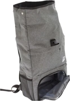 Merkloos Rugtas/rugzak Grijs - 30 X 12 X 60 Cm - 20 Liter - Met Koel Voorvakje - Koelrugzak -Outdoor Kampeerwinkel 833x1200 1
