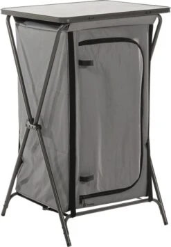 Travellife Toledo Opbergkast Opvouwbaar Laag Dark Grey -Outdoor Kampeerwinkel 836x1200 4