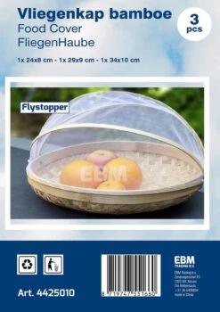 Voedselkap - Vliegenkapjes Bamboe Set 3 Stuks - Flystopper -Outdoor Kampeerwinkel 846x1200 7