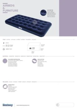 Pavillo Twin Luchtbed - 1-Persoons - 188x99x22 Cm -Outdoor Kampeerwinkel 849x1200 5