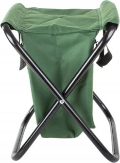 Viskrukje - Visserstoel - Campingstoel - Toeristen Visstoel - Reiskruk - Zak Met Ritssluiting - Opvouwbaar - Draagbaar - 26 CM - Rheme -Outdoor Kampeerwinkel 885x1200