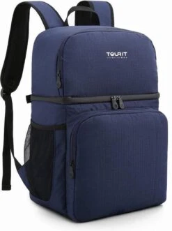 Koeltas Rugzak (28L) - 16 Blikjes - Lunchtas Voor Dames En Heren - Picknicktas - Blauw -Outdoor Kampeerwinkel 895x1200 3