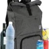 Merkloos Rugtas/rugzak Grijs - 30 X 12 X 60 Cm - 20 Liter - Met Koel Voorvakje - Koelrugzak -Outdoor Kampeerwinkel 914x1200 1