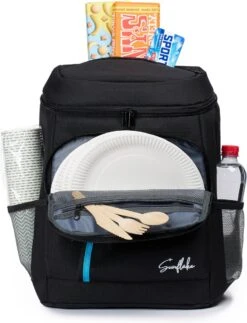 Sunflake Koelrugzak - Lunchtas - Koeltas Backpack Voor Dames & Heren - Zwart -Outdoor Kampeerwinkel 918x1200 1