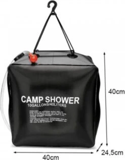 Merkloos Buitendouche Solar - Camping Douche - Solar Buitendouche - Buitendouche Met Warm Water - Zonnedouche - Draagbare Douche - Douchezak 40L -Outdoor Kampeerwinkel 938x1200 2