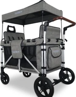 FUXTEC Bolderkar FX-CTXL900 - Premium Grijs - Nu Voor Maximaal 4 Kinderen -Outdoor Kampeerwinkel 940x1200