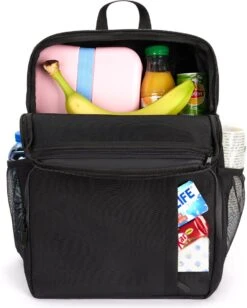 Sunflake Koeltas Rugzak (28L) - Geschikt Voor 16 Blikjes - Lunchtas Voor Dames En Heren - Zwart -Outdoor Kampeerwinkel 961x1200 5