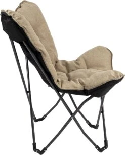 Bo-Camp - Urban Outdoor - Vlinderstoel - Grainger - M - Nika - Beige -Outdoor Kampeerwinkel 969x1200 1