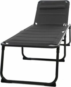 Travellife Barletta Ligbed - Antraciet / Donkergrijs -Outdoor Kampeerwinkel 972x1200